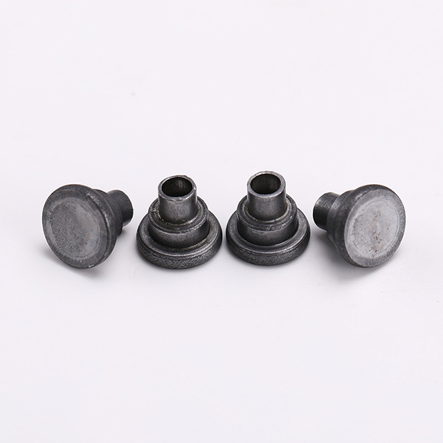 Plain Half Hollow Shoulder Rivet Flat Head Semi Tubular Step Rivets